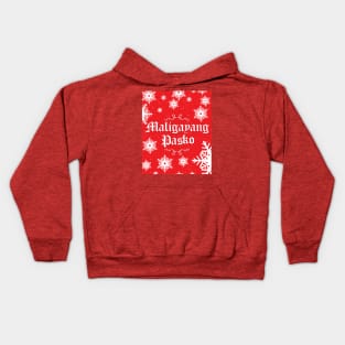 Maligayang Pasko - Team Red Kids Hoodie